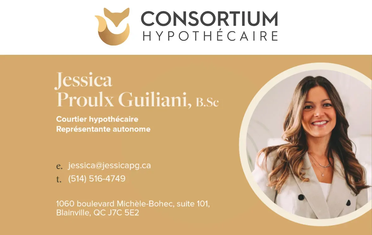 Jessica Proulx Guiliani, mortgage broker, Consortium hypothécaire