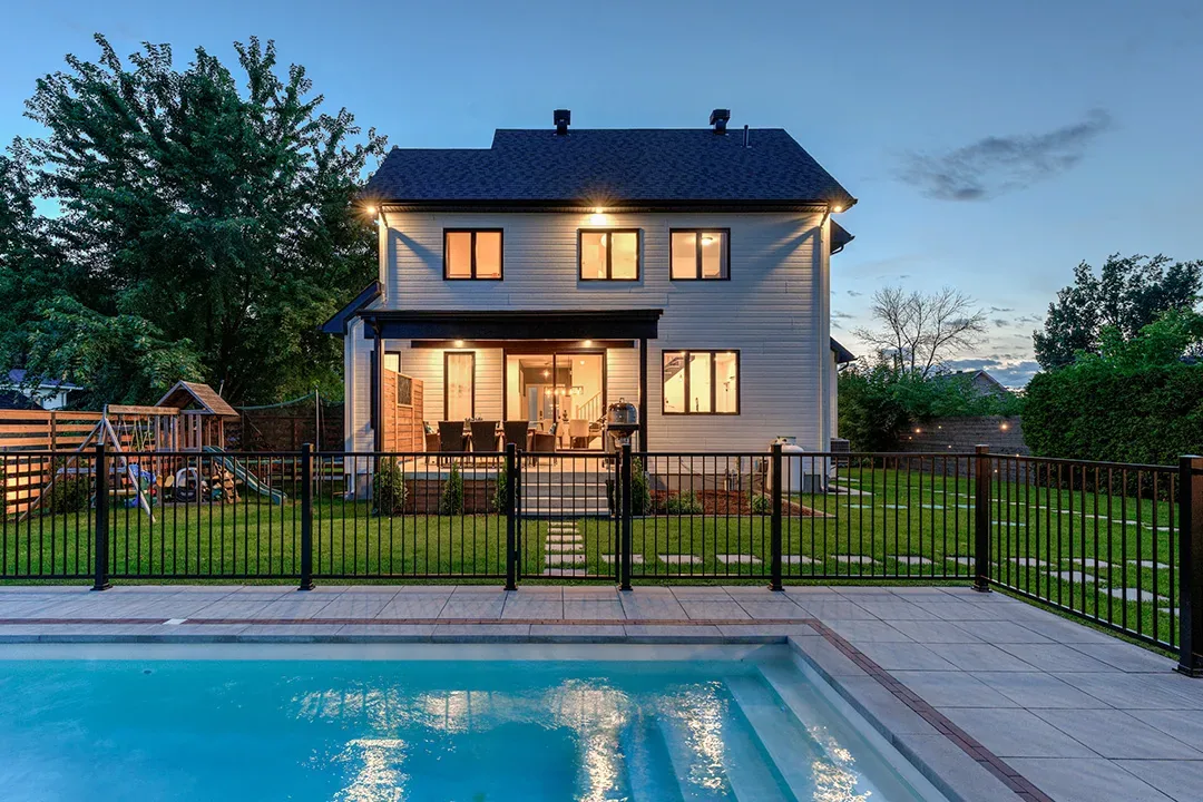 Luxury property with a pool