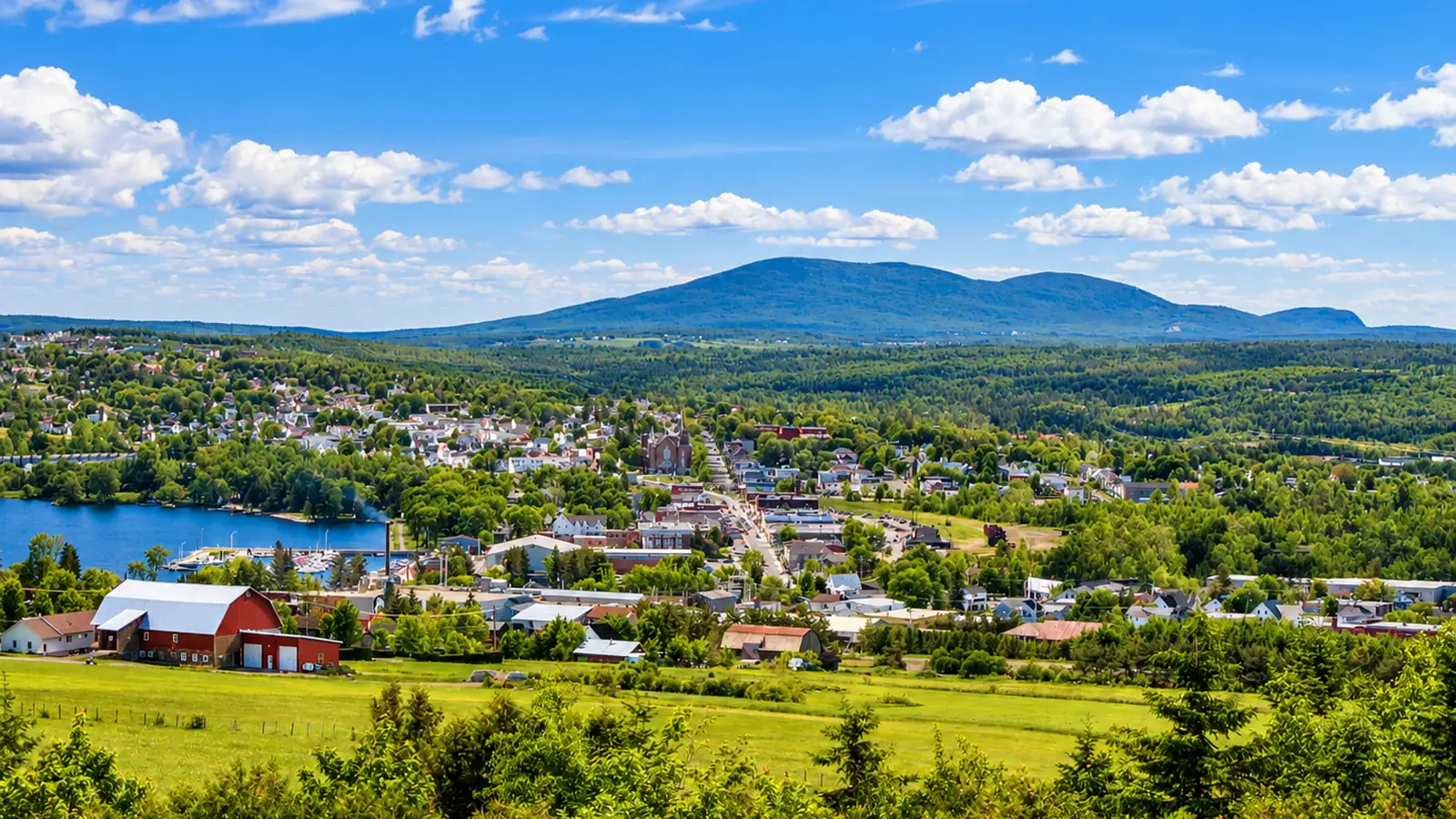 Vista de Lac-Mégantic